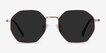 Sun Octave Rose Gold MetalSunglass Frames from EyeBuyDirect, Front View