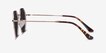 Sun Octave Rose Gold MetalSunglass Frames from EyeBuyDirect, Side View