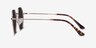 Sun Octave Rose Gold MetalSunglass Frames from EyeBuyDirect, Side View