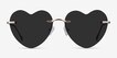 Sun Amore Gold MetalSunglass Frames from EyeBuyDirect, Front View