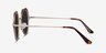 Luv Black MetalSunglass Frames from EyeBuyDirect, Side View