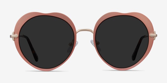 Luv Rose Gold MetalSunglass Frames from EyeBuyDirect, Front View
