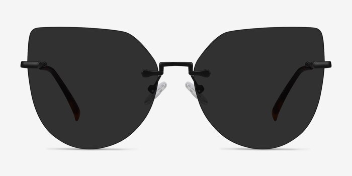 Toyah Black Metal Sunglass Frames from EyeBuyDirect
