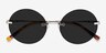 Wise Gold MetalSunglass Frames from EyeBuyDirect, Closed View