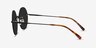 Wise Black MetalSunglass Frames from EyeBuyDirect, Side View