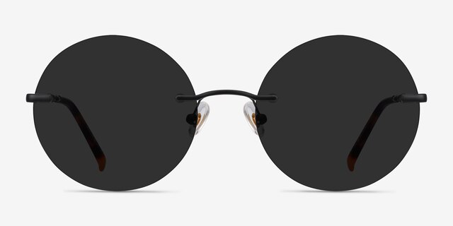 Chorus Black MetalSunglass Frames from EyeBuyDirect, Front View