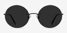 Chorus Black MetalSunglass Frames from EyeBuyDirect, Front View