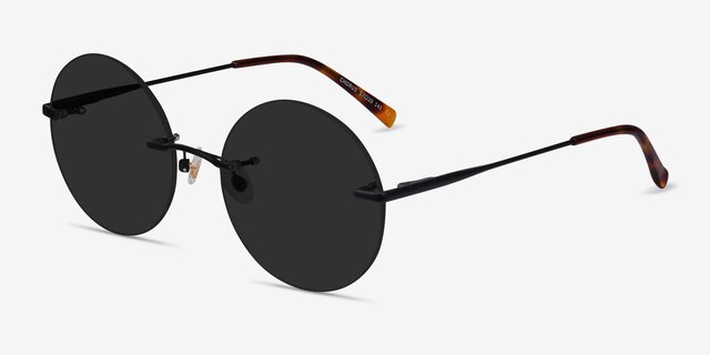 Chorus Black MetalSunglass Frames from EyeBuyDirect, Angle View