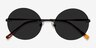 Chorus Black MetalSunglass Frames from EyeBuyDirect, Closed View
