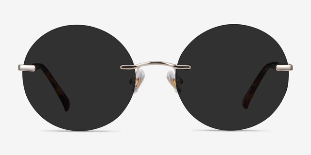 Chorus Light Gold MetalSunglass Frames from EyeBuyDirect, Front View