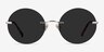 Chorus Light Gold MetalSunglass Frames from EyeBuyDirect, Front View