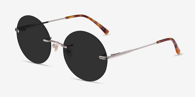Chorus Light Gold MetalSunglass Frames from EyeBuyDirect, Angle View