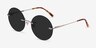 Chorus Light Gold MetalSunglass Frames from EyeBuyDirect, Angle View