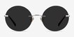 Chorus Silver MetalSunglass Frames from EyeBuyDirect, Front View
