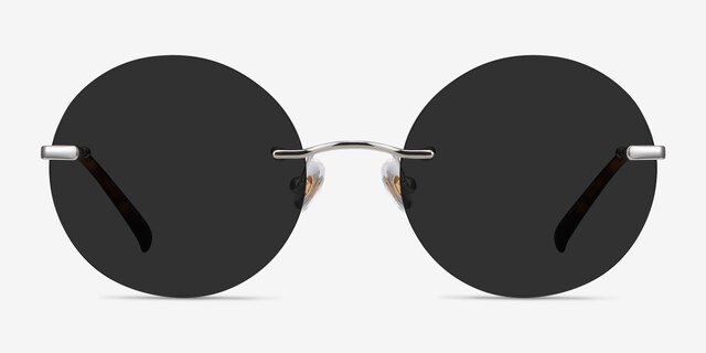 Chorus Silver MetalSunglass Frames from EyeBuyDirect, Front View