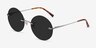 Chorus Silver MetalSunglass Frames from EyeBuyDirect, Angle View