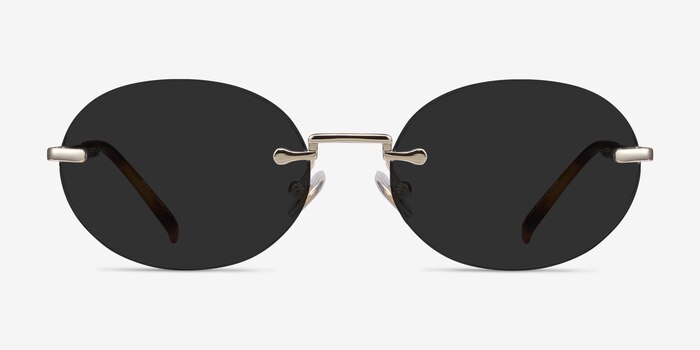 Daze Light Gold Metal Sunglass Frames from EyeBuyDirect