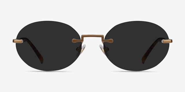 Daze Bronze MetalSunglass Frames from EyeBuyDirect, Front View