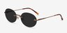 Daze Bronze MetalSunglass Frames from EyeBuyDirect, Angle View