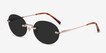 Daze Rose Gold MetalSunglass Frames from EyeBuyDirect, Angle View