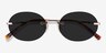 Daze Or rose MétalSoleil de Lunette de vue d'EyeBuyDirect, Vue Rapprochée