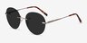 Coast Gold MetalSunglass Frames from EyeBuyDirect, Angle View
