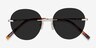 Coast Gold MetalSunglass Frames from EyeBuyDirect, Closed View