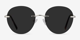 Coast Argenté Métal Soleil de Lunette de vue d'EyeBuyDirect, Vue de Face