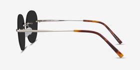 Coast Argenté Métal Soleil de Lunette de vue d'EyeBuyDirect, Vue de Côté