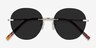 Coast Silver MetalSunglass Frames from EyeBuyDirect, Closed View