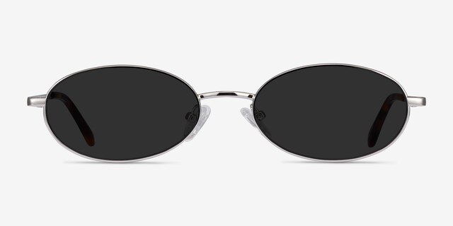 Graham Silver MetalSunglass Frames from EyeBuyDirect, Front View