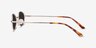 Graham Gold MetalSunglass Frames from EyeBuyDirect, Side View