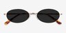 Graham Gold MetalSunglass Frames from EyeBuyDirect, Closed View