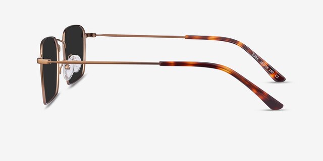 Edge Bronze MetalSunglass Frames from EyeBuyDirect, Side View