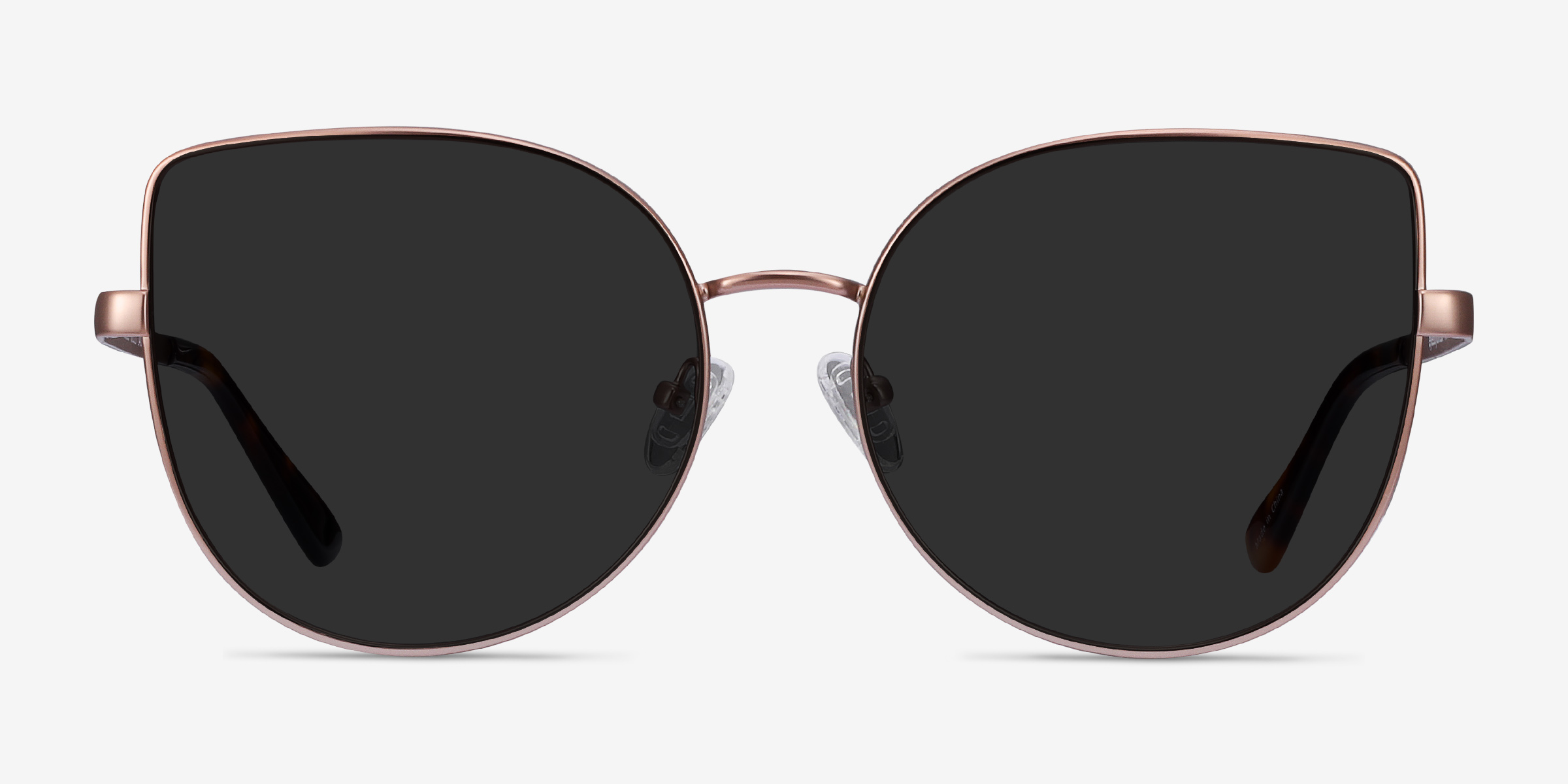 Bless Cat Eye Rose Gold Frame Sunglasses For Women Eyebuydirect