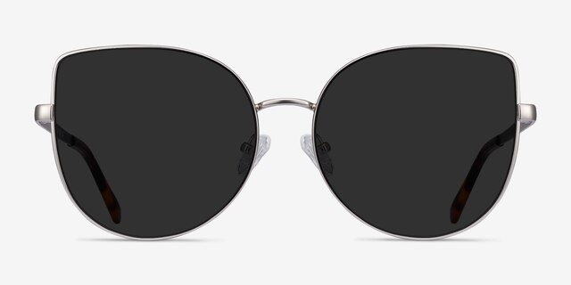 Bless Argenté MétalSoleil de Lunette de vue d'EyeBuyDirect, Vue de Face