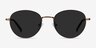 Span Bronze Acetate-metalSunglass Frames from EyeBuyDirect, Front View