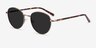 Span Bronze Acetate-metalSunglass Frames from EyeBuyDirect, Angle View