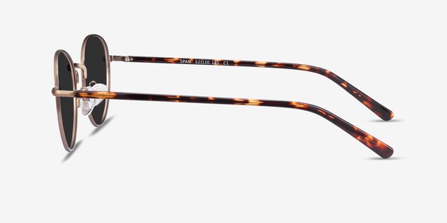 Span Bronze Acetate-metalSunglass Frames from EyeBuyDirect, Side View