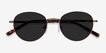 Span Bronze Acetate, MetalSunglass Frames from EyeBuyDirect, Closed View