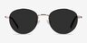 Span Gold Acetate-metalSunglass Frames from EyeBuyDirect, Front View
