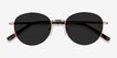 Span Gold Acetate, MetalSunglass Frames from EyeBuyDirect, Closed View