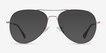 Good Vibrations Gold MetalSunglass Frames from EyeBuyDirect, Front View