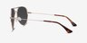 Good Vibrations Gold MetalSunglass Frames from EyeBuyDirect, Side View