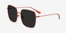 Bora Bora Melon MétalSoleil de Lunette de vue d'EyeBuyDirect, Vue d'Angle