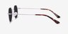 Sun Soar Lavender MetalSunglass Frames from EyeBuyDirect, Side View