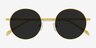 Sun Synapse Jaune MétalSoleil de Lunette de vue d'EyeBuyDirect, Vue Rapprochée