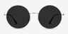 Teavee Gold MetalSunglass Frames from EyeBuyDirect, Front View