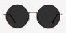 Teavee Bronze MetalSunglass Frames from EyeBuyDirect, Front View