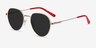 Event Gold MetalSunglass Frames from EyeBuyDirect, Angle View